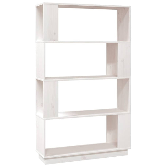 Book Cabinet/Room Divider White 80x25x132 cm Solid Wood Pine Book Cabinet/Room Divider White 80x25x132 cm Solid Wood Pine