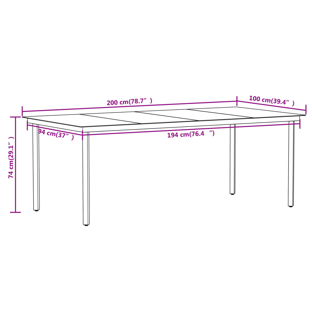 Dining Set | Black