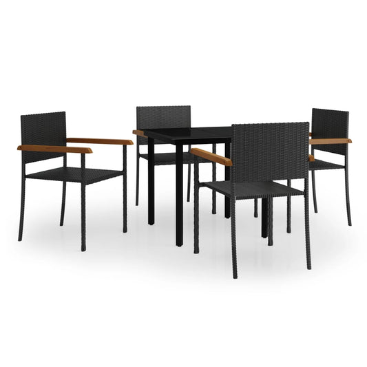 Garden Dining Set | Black Garden Dining Set | Black