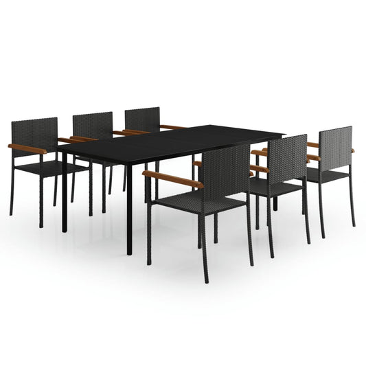 Garden Dining Set | Black Garden Dining Set | Black