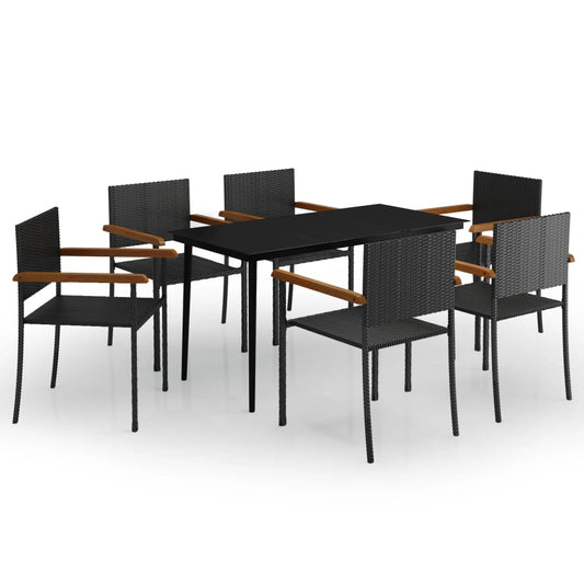 Garden Dining Set | Black Garden Dining Set | Black