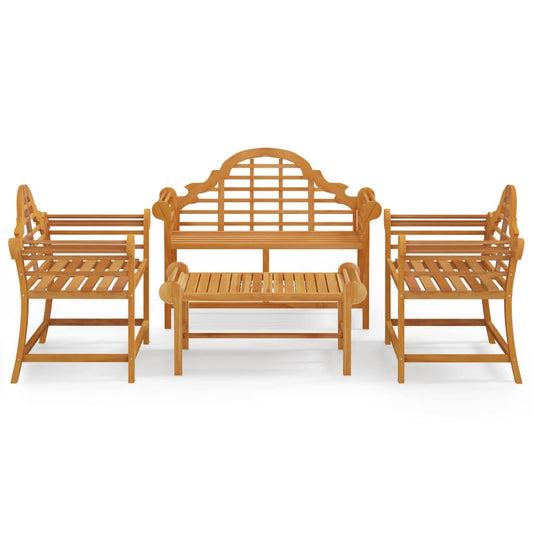 4 Piece Garden Lounge Set Solid Wood Teak 4 Piece Garden Lounge Set Solid Wood Teak