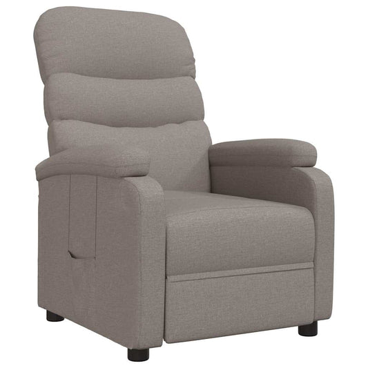 Recliner Chair Taupe Fabric Recliner Chair Taupe Fabric