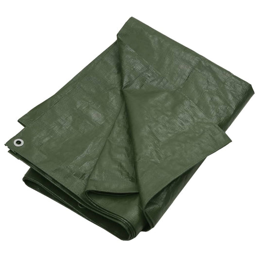 Tarpaulin 180 g/m² 6x8 m Green HDPE Tarpaulin 180 g/m² 6x8 m Green HDPE