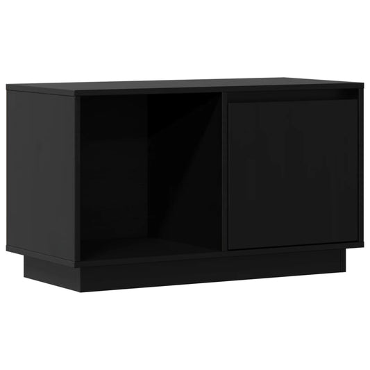 TV Cabinet Black 74x35x44 cm Solid Wood Pine TV Cabinet Black 74x35x44 cm Solid Wood Pine