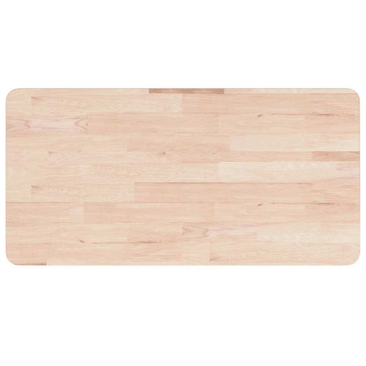 Bathroom Countertop 100x60x4cm Untreated Solid Wood Bathroom Countertop 100x60x4cm Untreated Solid Wood