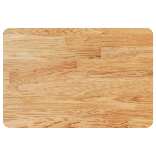 Bathroom Countertop Light Brown 60x40x1.5cm Treated Solid Wood Bathroom Countertop Light Brown 60x40x1.5cm Treated Solid Wood