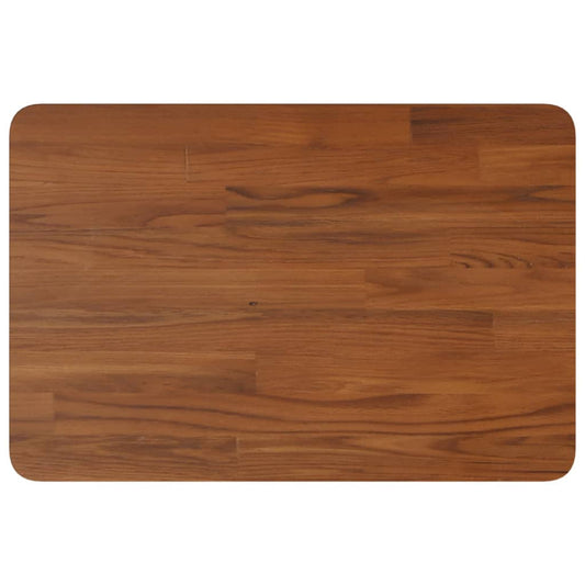 Bathroom Countertop Dark Brown 60x40x2.5cm Treated Solid Wood Bathroom Countertop Dark Brown 60x40x2.5cm Treated Solid Wood