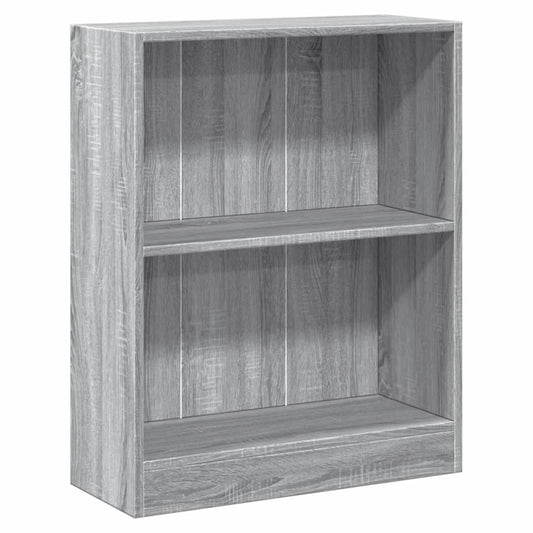 Bookshelf Grey Sonoma 60x24x76 cm Engineered Wood Bookshelf Grey Sonoma 60x24x76 cm Engineered Wood
