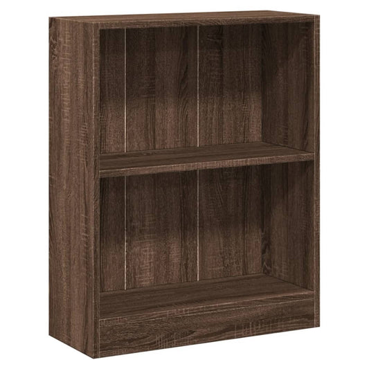 Bookshelf Brown Oak 60x24x76 cm Engineered Wood Bookshelf Brown Oak 60x24x76 cm Engineered Wood
