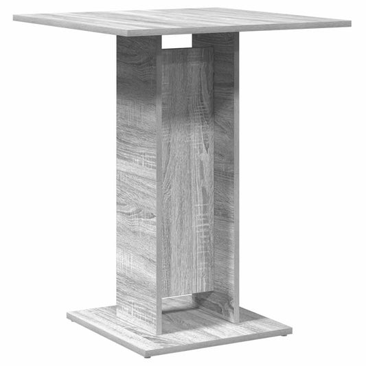Bistro Table Grey Sonoma 60x60x75 cm Engineered Wood Bistro Table Grey Sonoma 60x60x75 cm Engineered Wood