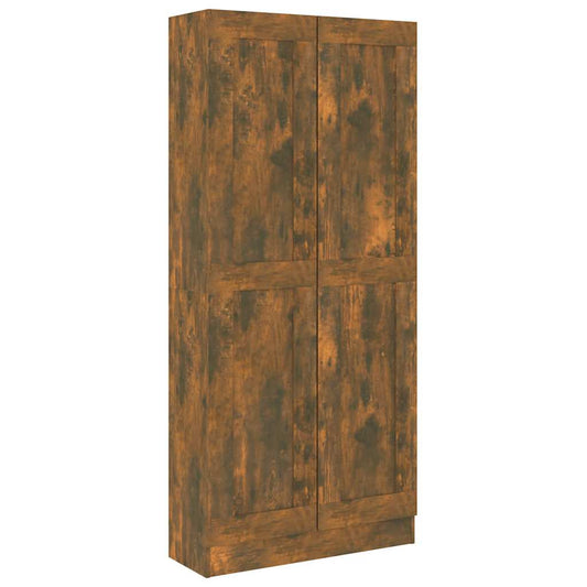 815114 vidaXL Book Cabinet Smoked Oak 82,5x30,5x185,5 cm Engineered Wood 815114 vidaXL Book Cabinet Smoked Oak 82,5x30,5x185,5 cm Engineered Wood