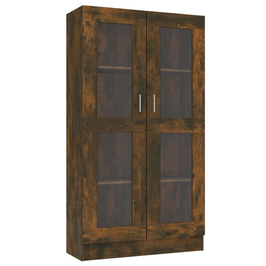 815117 vidaXL Vitrine Cabinet Smoked Oak 82,5x30,5x150 cm Engineered Wood 815117 vidaXL Vitrine Cabinet Smoked Oak 82,5x30,5x150 cm Engineered Wood