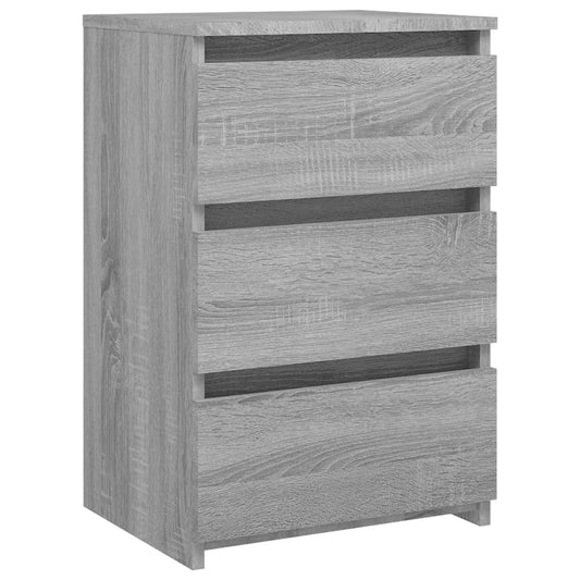 815173 vidaXL Bed Cabinet Grey Sonoma 40x35x62,5 cm Engineered Wood 815173 vidaXL Bed Cabinet Grey Sonoma 40x35x62,5 cm Engineered Wood