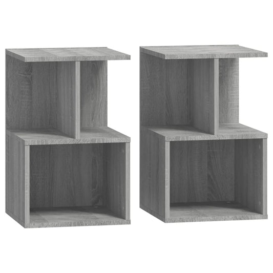 Bedside Cabinets 2 pcs Grey Sonoma 35x35x55 cm Engineered Wood Bedside Cabinets 2 pcs Grey Sonoma 35x35x55 cm Engineered Wood