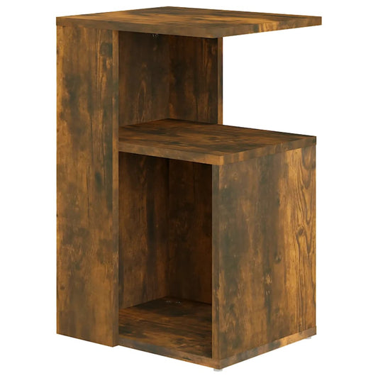 Side Table Smoked Oak 36x30x56 cm Engineered Wood Side Table Smoked Oak 36x30x56 cm Engineered Wood