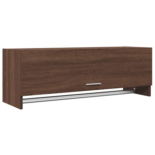815215 vidaXL Wardrobe Brown Oak 100x32,5x35 cm Engineered Wood 815215 vidaXL Wardrobe Brown Oak 100x32,5x35 cm Engineered Wood