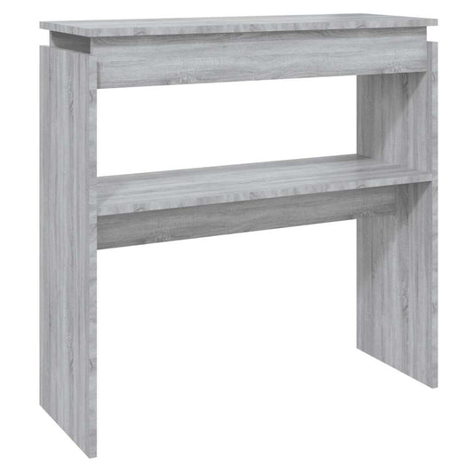 815217 vidaXL Console Table Grey Sonoma 80x30x80 cm Engineered Wood 815217 vidaXL Console Table Grey Sonoma 80x30x80 cm Engineered Wood
