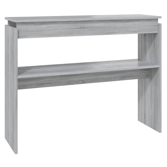 815220 vidaXL Console Table Grey Sonoma 102x30x80 cm Engineered Wood 815220 vidaXL Console Table Grey Sonoma 102x30x80 cm Engineered Wood
