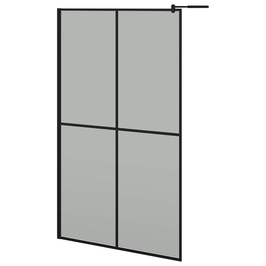 Walk-in Shower Screen 118x190 cm Dark Tempered Glass Walk-in Shower Screen 118x190 cm Dark Tempered Glass