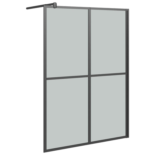 Walk-in Shower Screen 140x195 cm Dark Tempered Glass Walk-in Shower Screen 140x195 cm Dark Tempered Glass