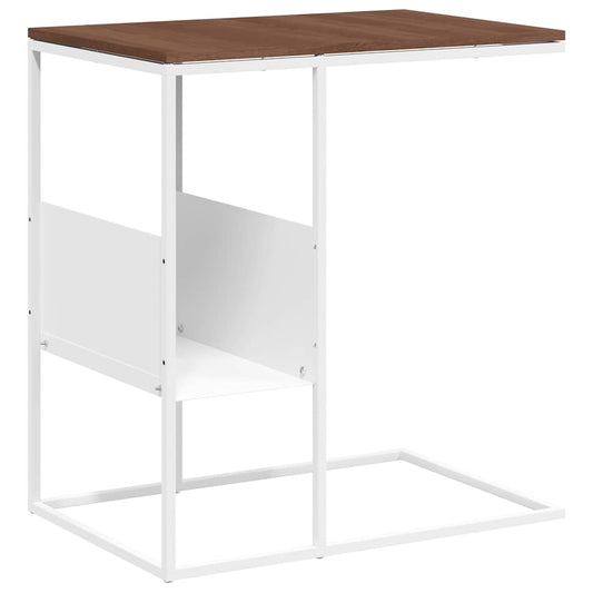 Side Table white 55x36x59.5 cm Engineered Wood Side Table white 55x36x59.5 cm Engineered Wood