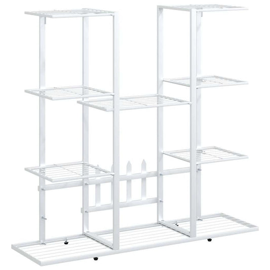 Flower Stand 94.5x25x89 cm White Iron Flower Stand 94.5x25x89 cm White Iron