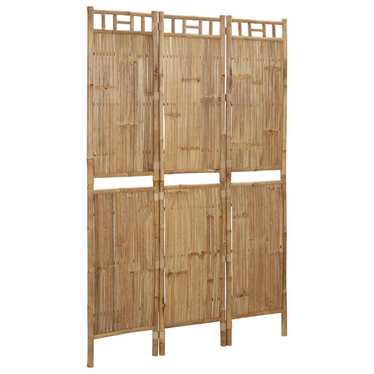 3-Panel Room Divider Bamboo 120x180 cm 3-Panel Room Divider Bamboo 120x180 cm