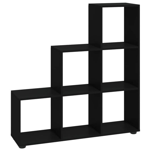 Staircase Bookcase Black 107 cm Engineered Wood Staircase Bookcase Black 107 cm Engineered Wood