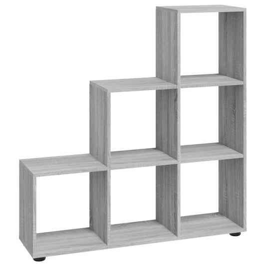Staircase Bookcase Grey Sonoma 107 cm Engineered Wood Staircase Bookcase Grey Sonoma 107 cm Engineered Wood