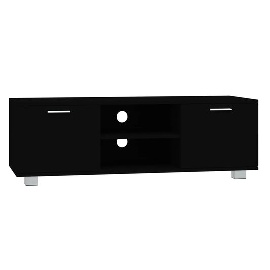TV Cabinet Black 120x40.5x35 cm Engineered Wood TV Cabinet Black 120x40.5x35 cm Engineered Wood