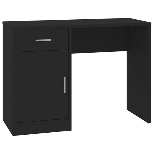 Desk | Black | Engineered wood, Aluminium | Desk | Rectangular Desk | Black | Engineered wood, Aluminium | Desk | Rectangular