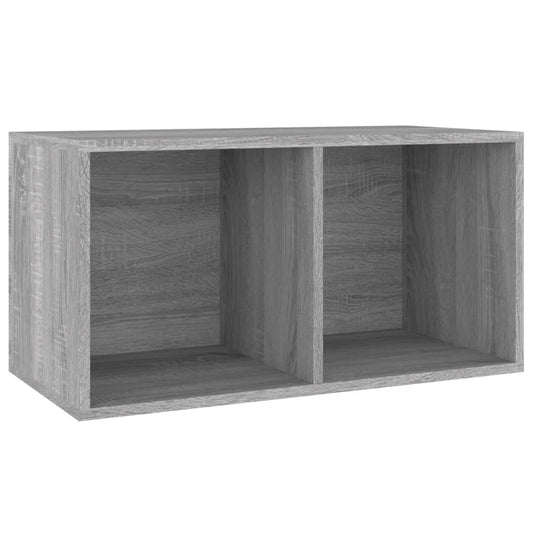 Vinyl Storage Box Grey Sonoma 71x34x36 cm Engineered Wood Vinyl Storage Box Grey Sonoma 71x34x36 cm Engineered Wood