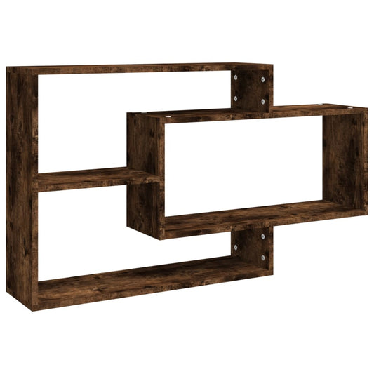 Wall Shelf Smoked Oak 104x20x58.5 cm Engineered Wood Wall Shelf Smoked Oak 104x20x58.5 cm Engineered Wood
