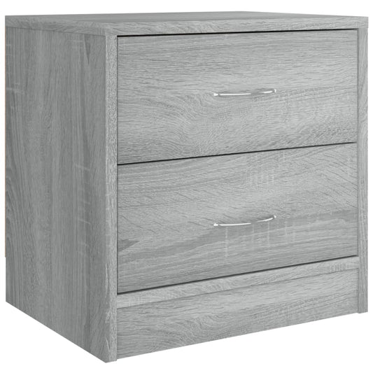 Bedside Cabinet Grey Sonoma 40x30x40 cm Engineered Wood Bedside Cabinet Grey Sonoma 40x30x40 cm Engineered Wood