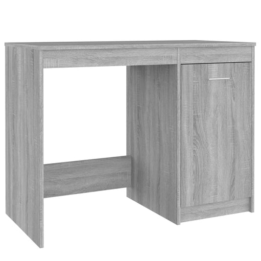 Desk Grey Sonoma 100x50x76 cm Engineered Wood Desk Grey Sonoma 100x50x76 cm Engineered Wood