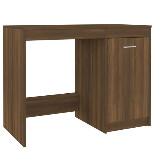 Desk Brown Oak 100x50x76 cm Engineered Wood Desk Brown Oak 100x50x76 cm Engineered Wood