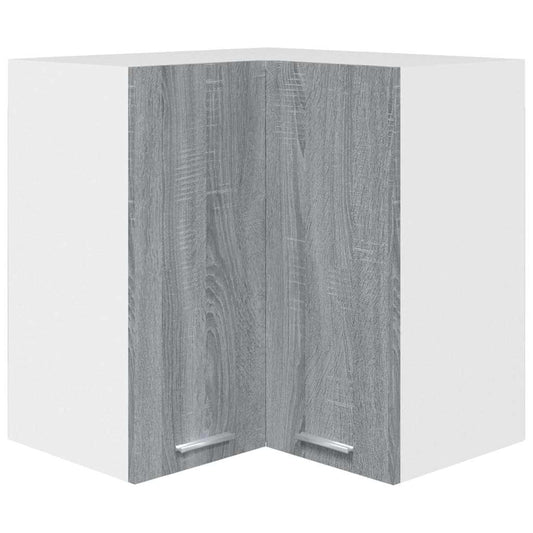 Hanging Corner Cabinet "Lyon" Grey Sonoma 57x57x60 cm Hanging Corner Cabinet "Lyon" Grey Sonoma 57x57x60 cm