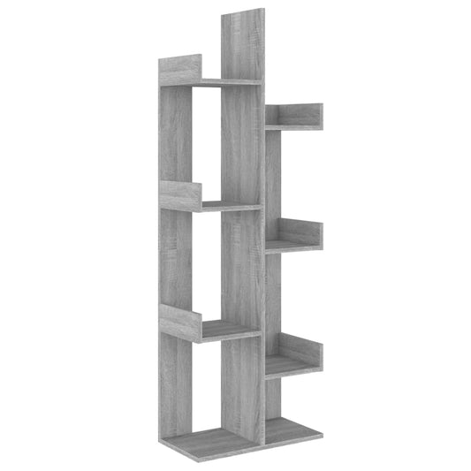 816006 vidaXL Book Cabinet 48x25,5x140 cm Grey Sonoma Engineered Wood 816006 vidaXL Book Cabinet 48x25,5x140 cm Grey Sonoma Engineered Wood