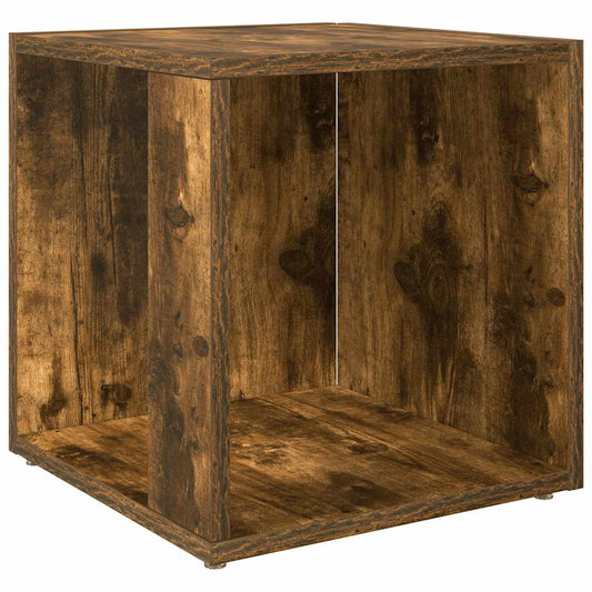 Side Table Smoked Oak 33x33x34.5 cm Engineered Wood Side Table Smoked Oak 33x33x34.5 cm Engineered Wood