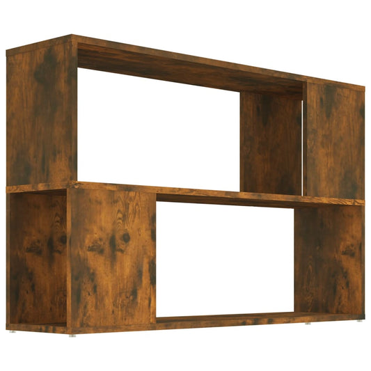 Book Cabinet Smoked Oak 100x24x63 cm Engineered Wood Book Cabinet Smoked Oak 100x24x63 cm Engineered Wood