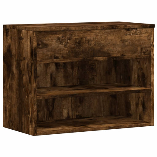 816050 vidaXL Shoe Bench Smoked Oak 60x30x45 cm Engineered Wood 816050 vidaXL Shoe Bench Smoked Oak 60x30x45 cm Engineered Wood