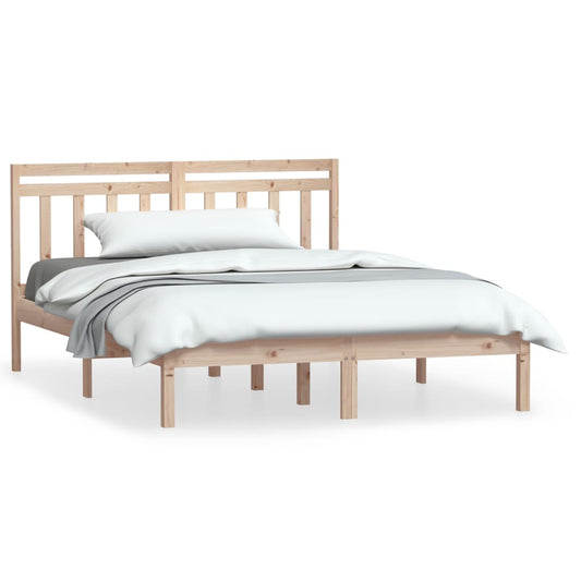 3100589 vidaXL Bed Frame without Mattress Solid Wood 140x200 cm (810017+814094) 3100589 vidaXL Bed Frame without Mattress Solid Wood 140x200 cm (810017+814094)