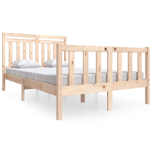 Bed Frame without Mattress Small Double Solid Wood Bed Frame without Mattress Small Double Solid Wood