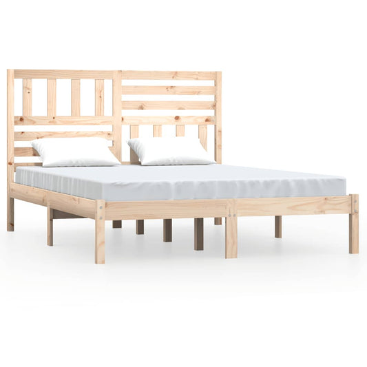 Bed Frame without Mattress 120x190 cm Small Double Solid Wood Pine Bed Frame without Mattress 120x190 cm Small Double Solid Wood Pine