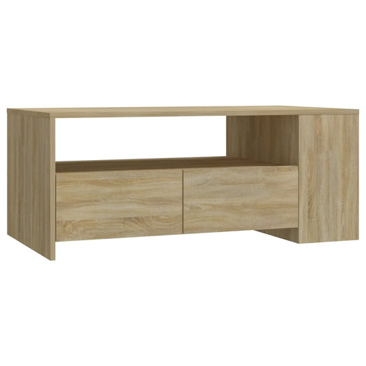 Coffee Table Sonoma Oak 102x55x42 cm Engineered Wood Coffee Table Sonoma Oak 102x55x42 cm Engineered Wood