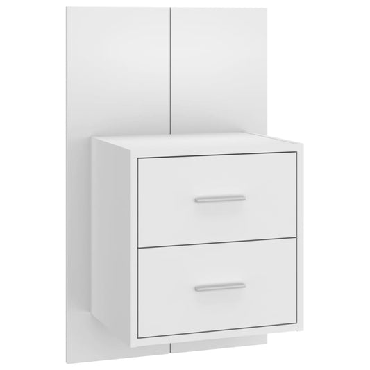 Wall-mounted Bedside Cabinet High Gloss White Wall-mounted Bedside Cabinet High Gloss White