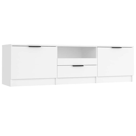 TV Cabinet White 140x35x40 cm Engineered Wood TV Cabinet White 140x35x40 cm Engineered Wood