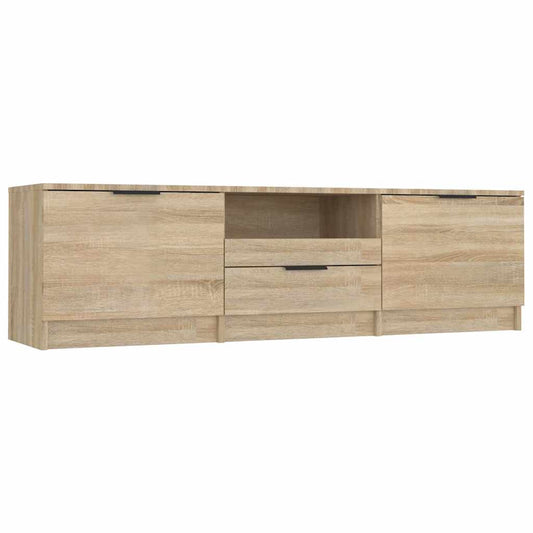 TV Cabinet Sonoma Oak 140x35x40 cm Engineered Wood TV Cabinet Sonoma Oak 140x35x40 cm Engineered Wood