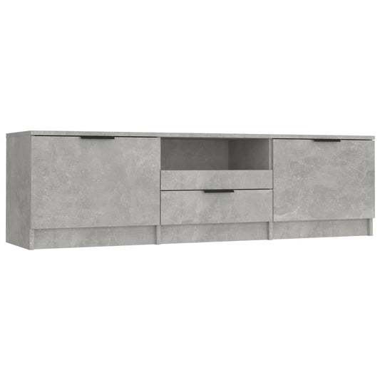 TV Cabinet Concrete Grey 140x35x40 cm Engineered Wood TV Cabinet Concrete Grey 140x35x40 cm Engineered Wood